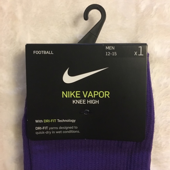 NIKE Dri-Fit Knee High Vapor Football Mens Socks - Picture 3 of 8